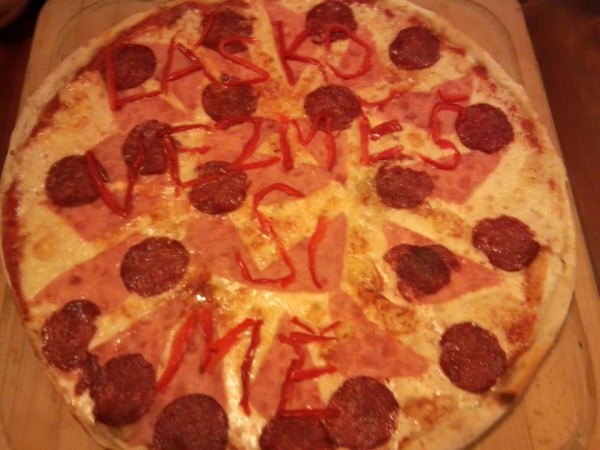 Žádost o ruku v naší oblíbené pizzerii